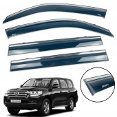 Дефлекторы окон Lexus LX 570 2008+ накладные Дефлекторы окон Lexus LX 570 2008+ накладные